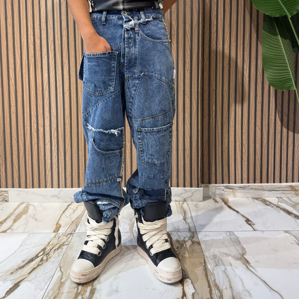 ART.SUPER BAGGY 368 BLU